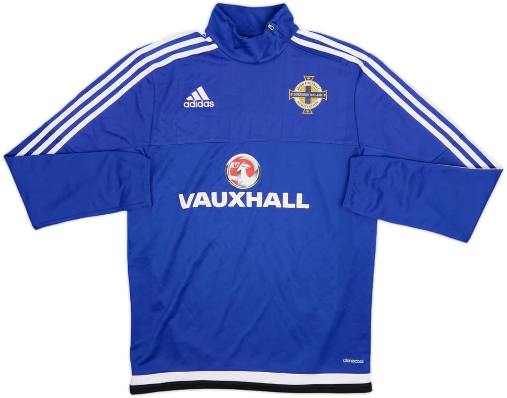 2015-16 Northern Ireland adidas Drill Top - 8/10 - (S)