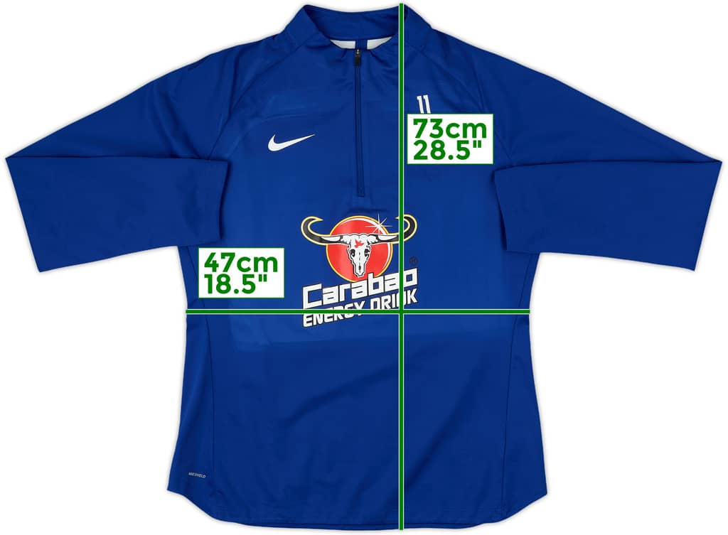 2017-18 Chelsea Player Issue Nike 1/4 Zip Training Top #11 - 8/10 - (M)