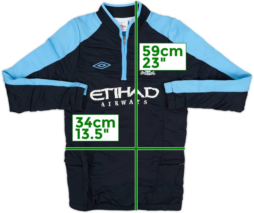 2012-13 Manchester City Umbro 1/4 Zip Drill Top - 6/10 - (M.Boys)
