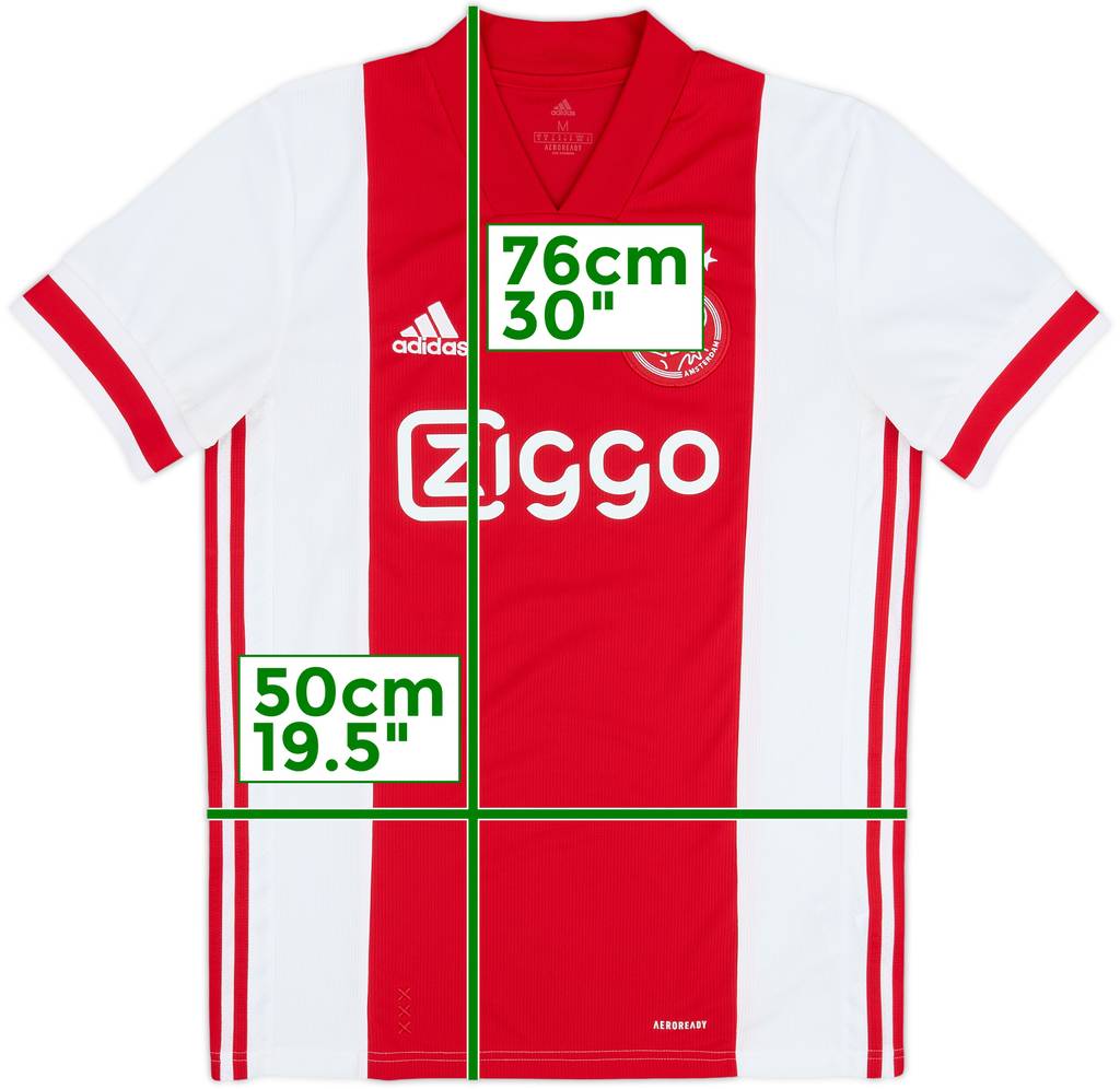 2020-21 Ajax Home Shirt - 9/10 - (M)