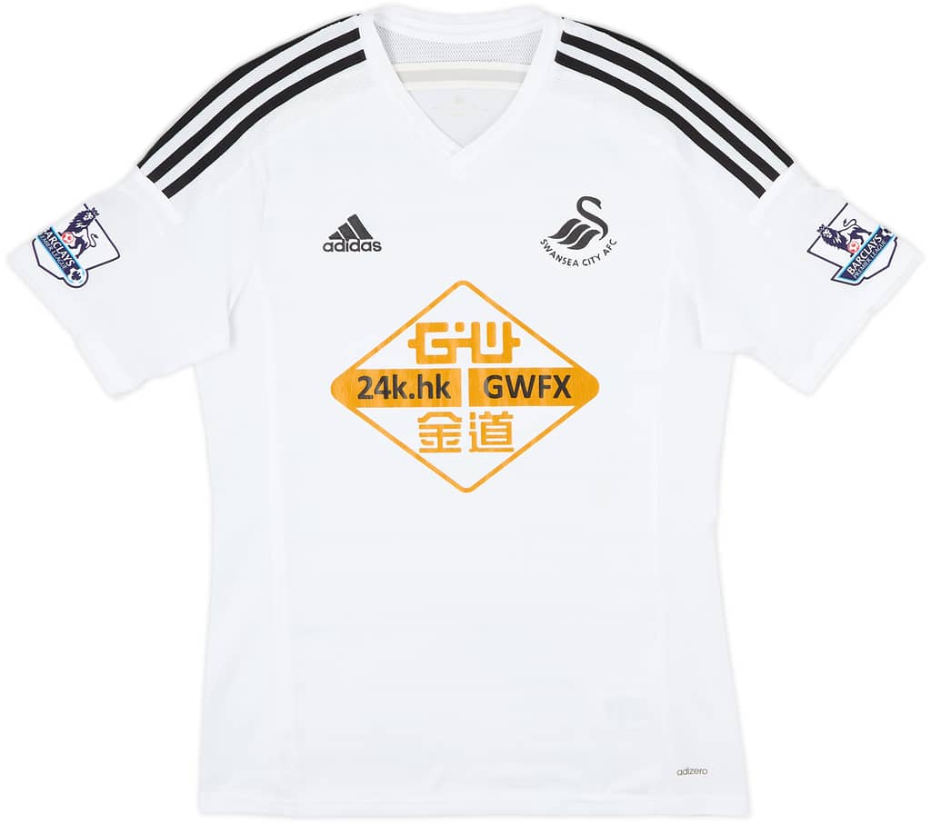 2014-15 Swansea Home Shirt - 7/10 - (L)