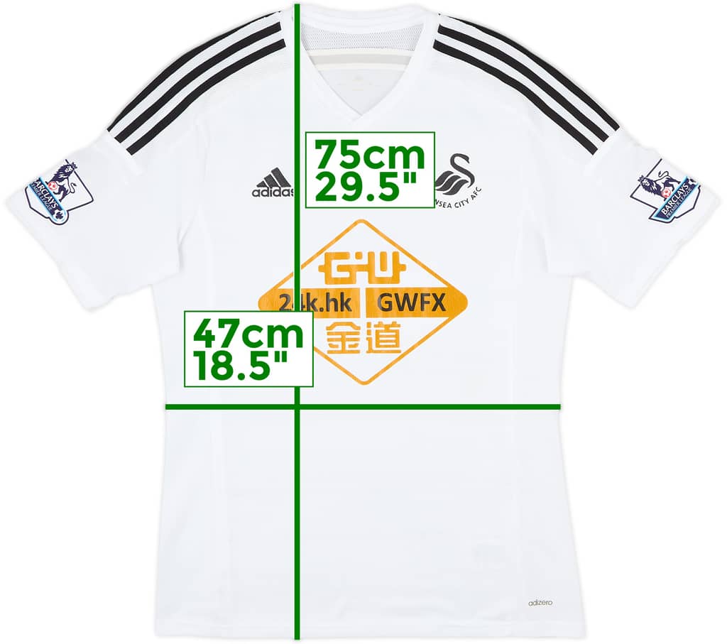 2014-15 Swansea Home Shirt - 7/10 - (L)