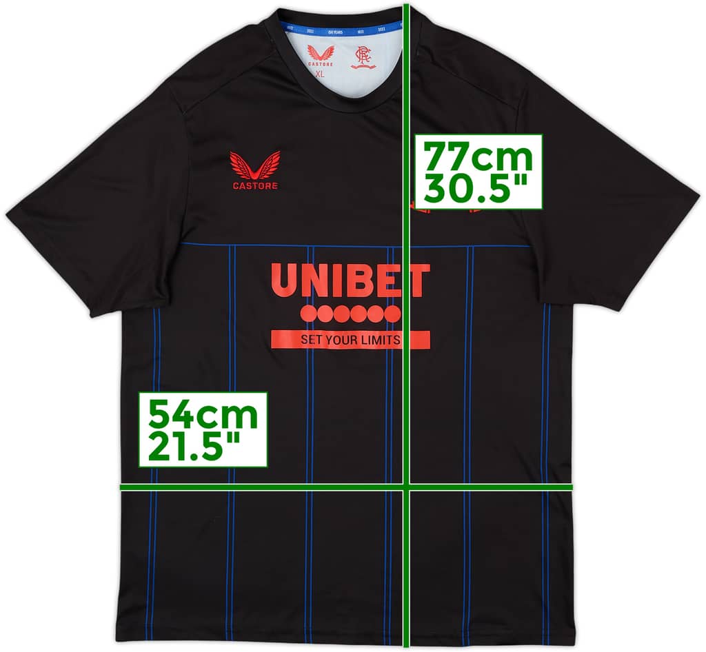 Camiseta Castore de entrenamiento del Rangers 2022-23 - 9/10 - (XL)