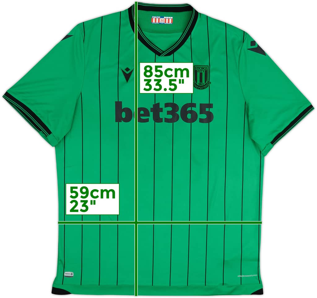 2021-22 Stoke City Away Shirt - 8/10 - (3XL)