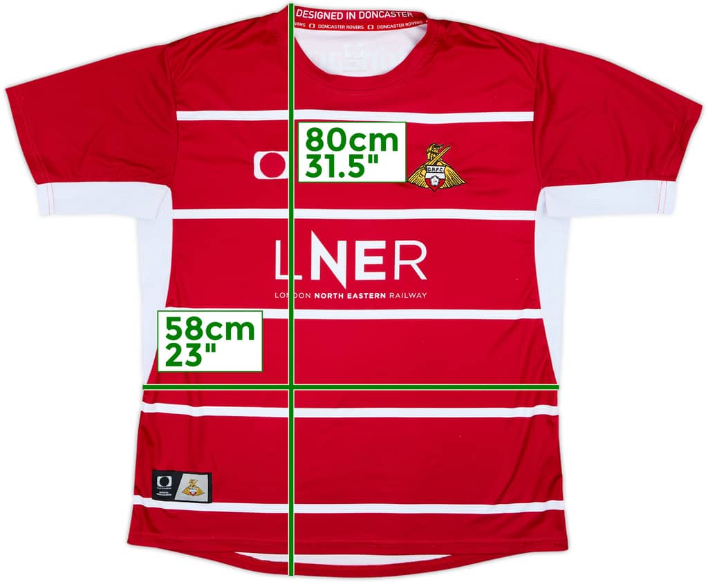 2021-22 Doncaster Home Shirt - 9/10 - (XXL)