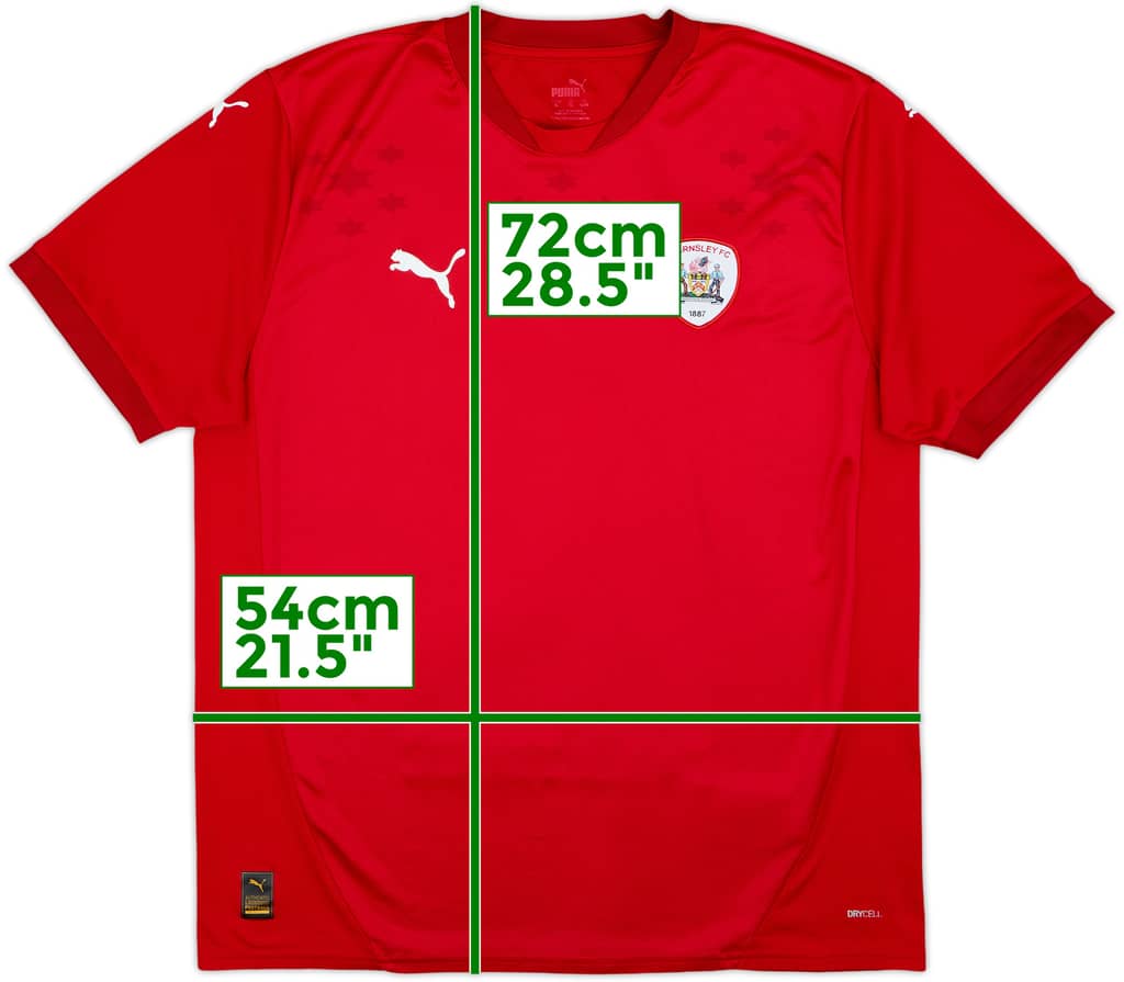 2024-25 Barnsley Home Shirt - 6/10 - (XL)