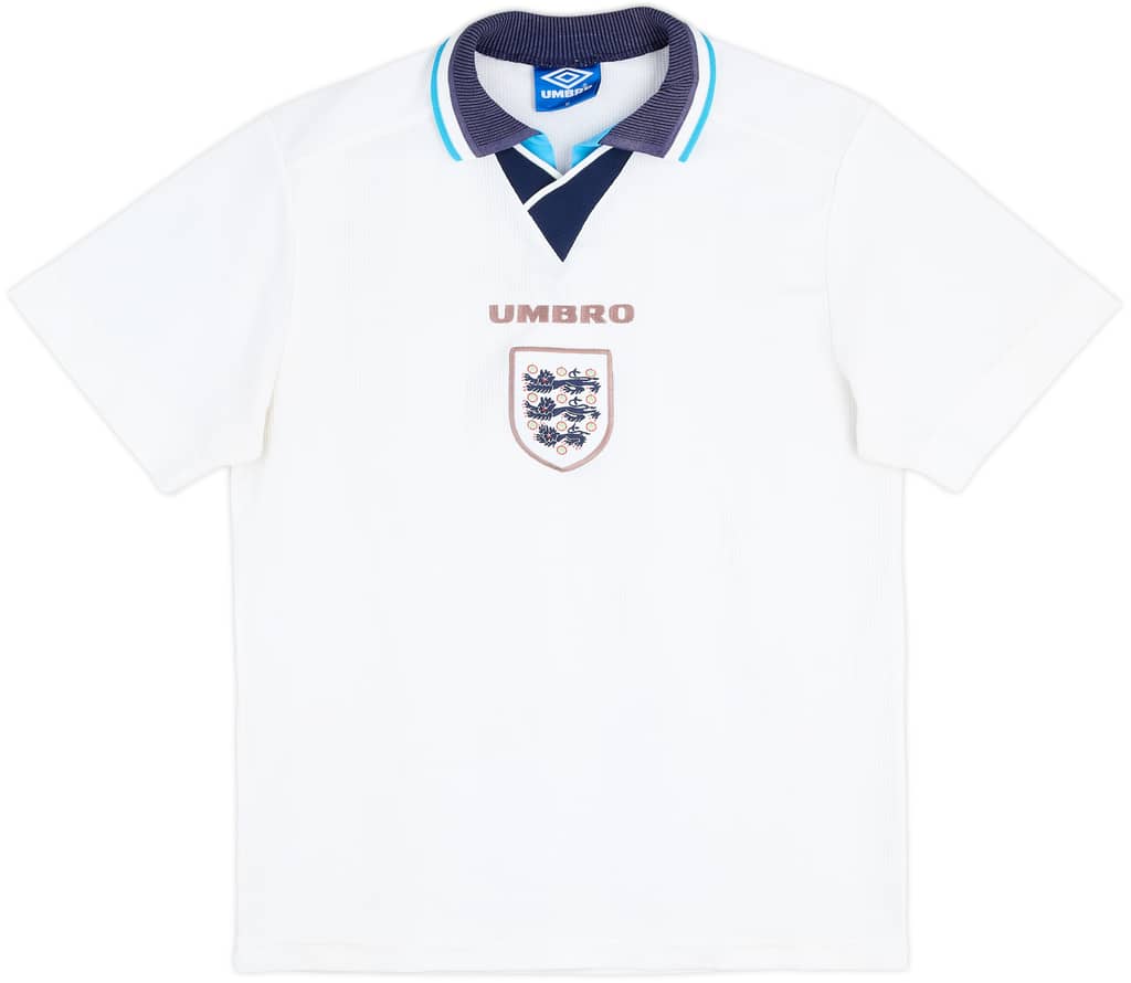 1995-97 England Home Shirt - 4/10 - (M)