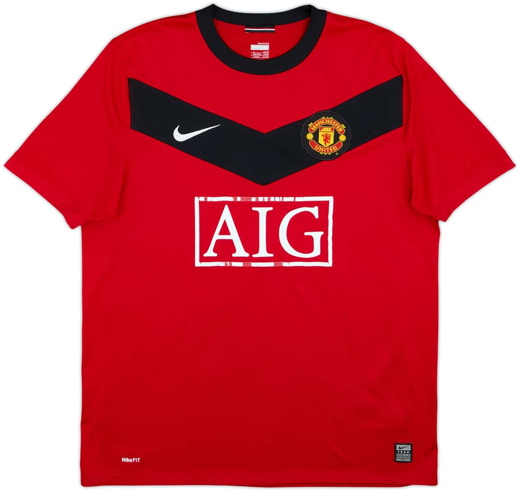 2009-10 Manchester United Home Shirt - 4/10 - (L)