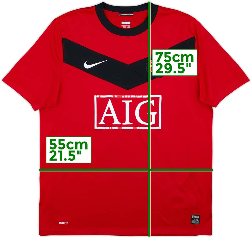 2009-10 Manchester United Home Shirt - 4/10 - (L)