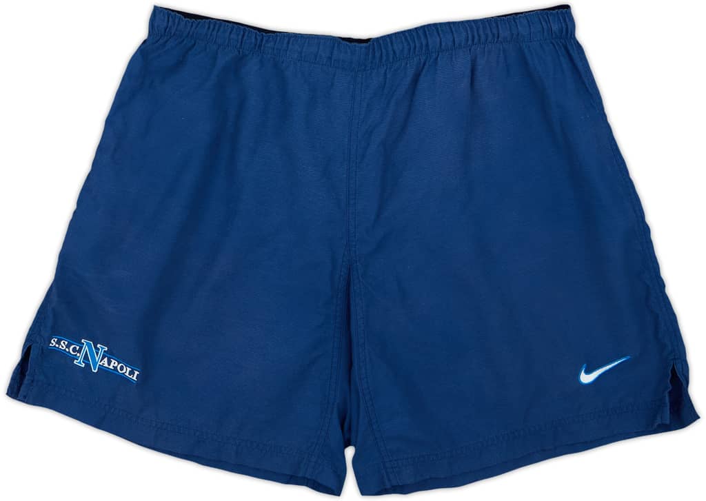 1998-99 Napoli Nike Training Shorts - 8/10 - (L)