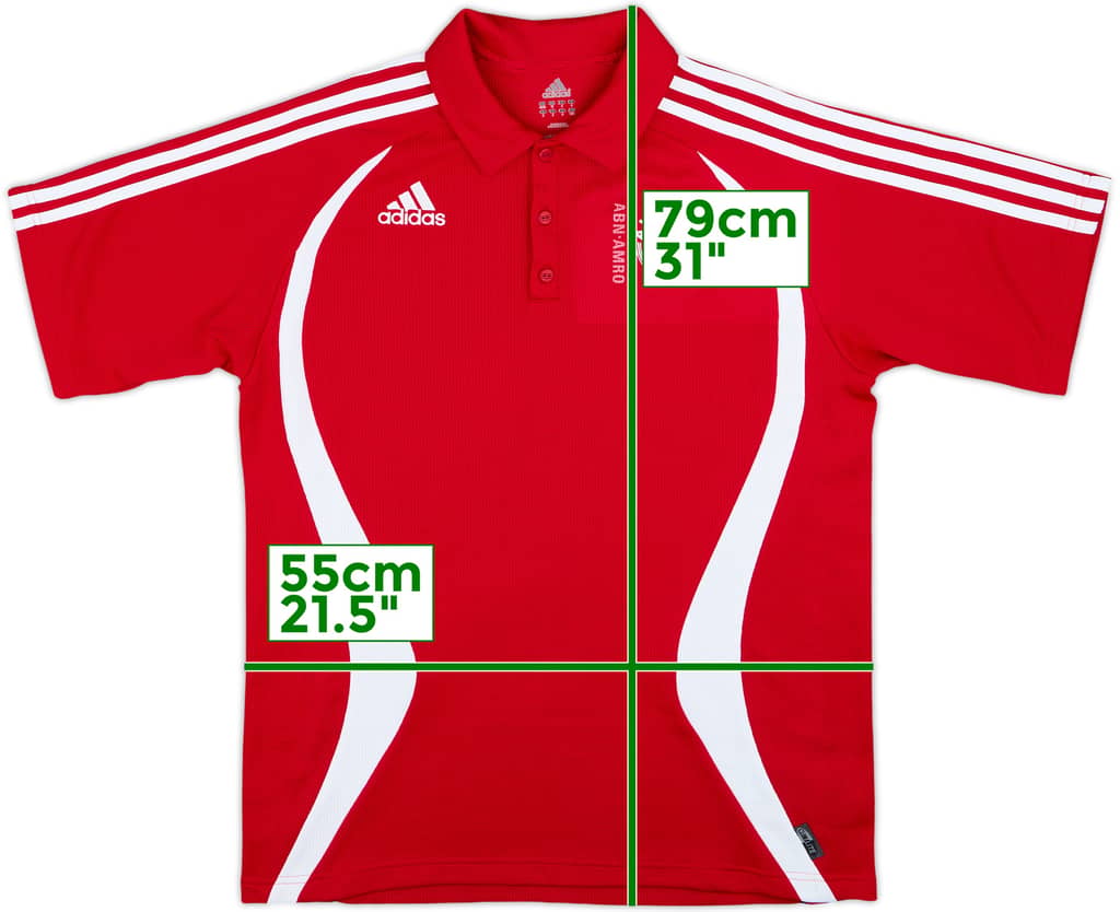 2006-07 Ajax adidas Polo Shirt - 5/10 - (M/L)