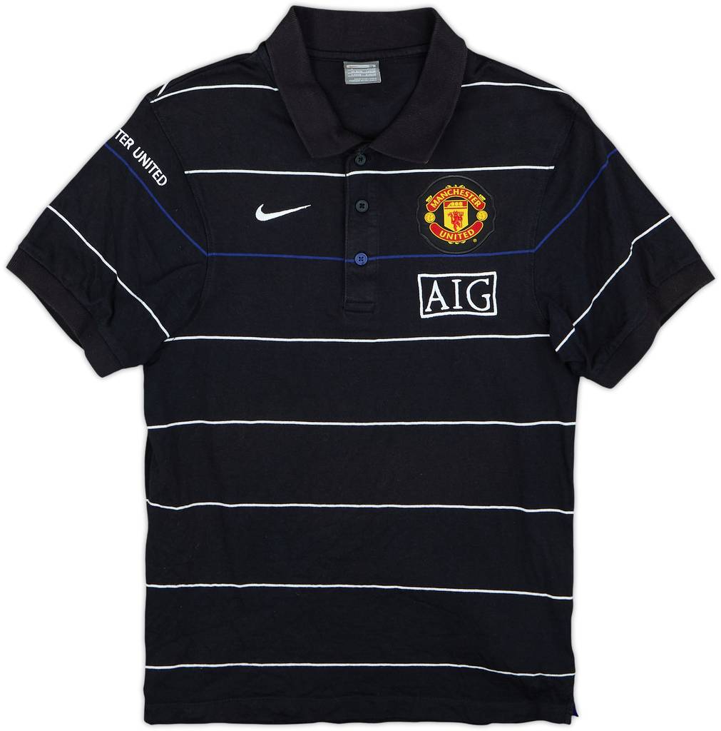 2008-09 Manchester United Nike Polo Shirt - 8/10 - (S)
