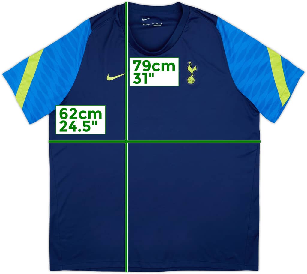 2021-22 Tottenham Nike Training Shirt - 7/10 - (XXL)