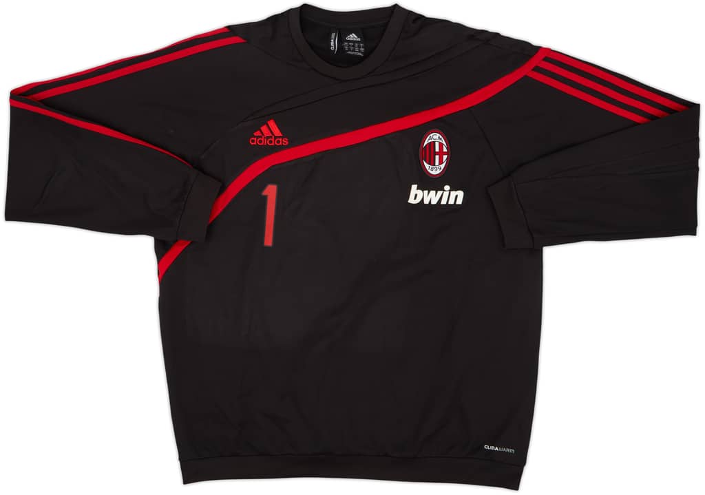 2009-10 AC Milan Player Issue adidas Sweat Top #1 - 4/10 - (L/XL)