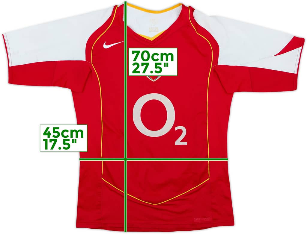 2004-05 Arsenal Home Shirt - 5/10 - (S)