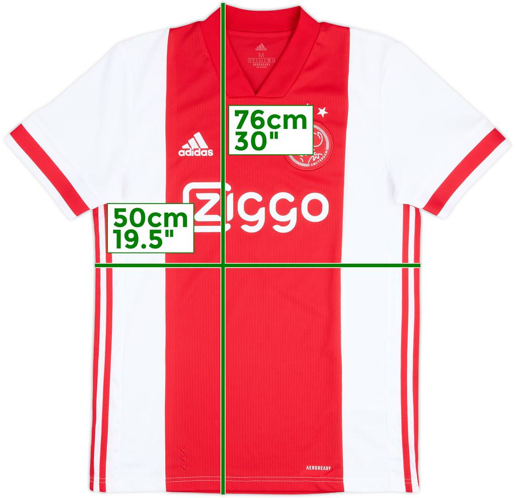 2020-21 Ajax Home Shirt - 8/10 - (M)