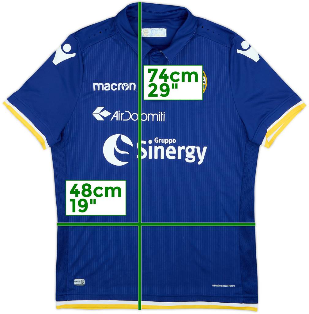 2018-19 Hellas Verona Home Shirt - 8/10 - (M)