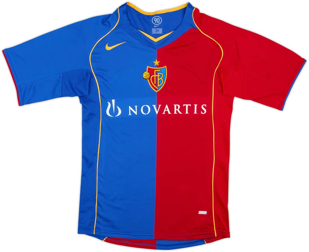 2004-05 FC Basel Home Shirt - 6/10 - (XS)