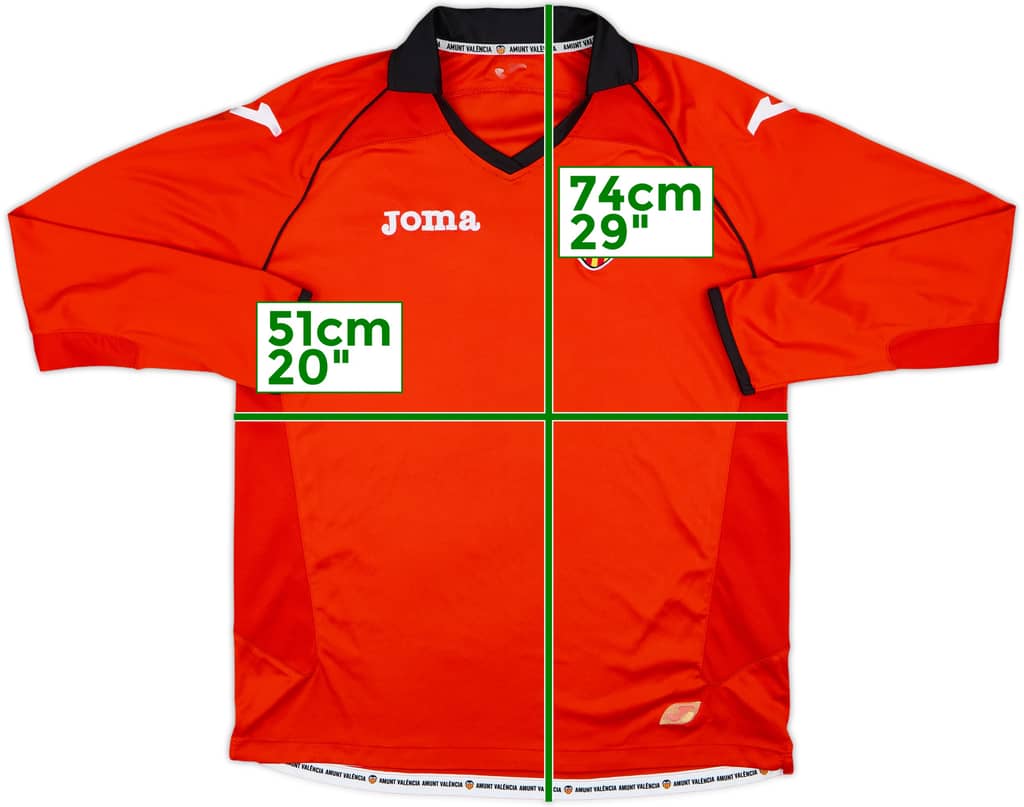 2011-12 Valencia Third L/S Shirt - 8/10 - (M)