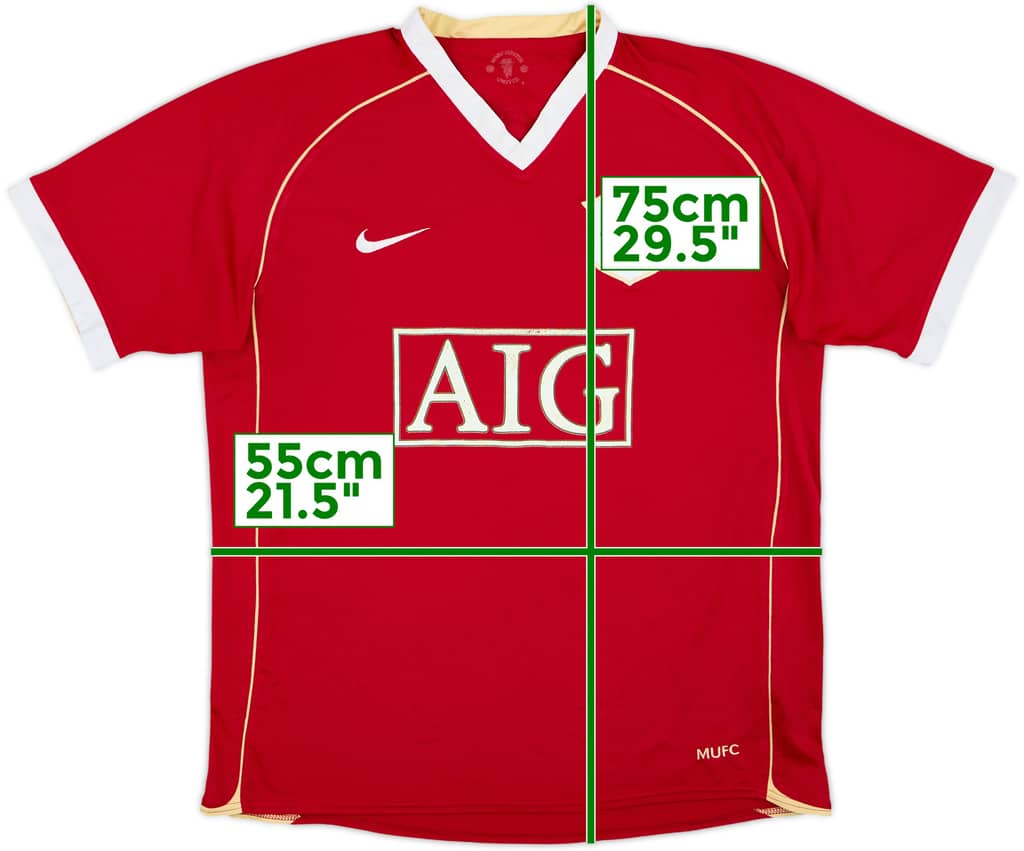 2006-07 Manchester United Home Shirt - 5/10 - (M)