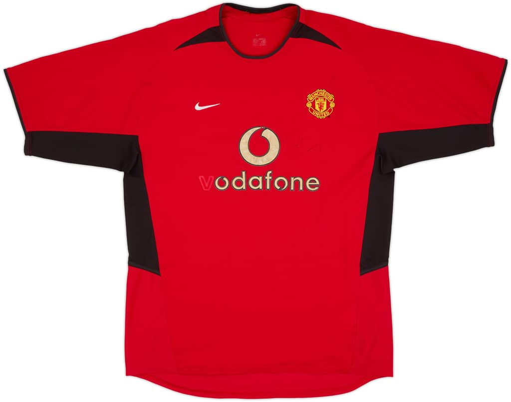 2002-04 Manchester United Home Shirt - 4/10 - (XL)