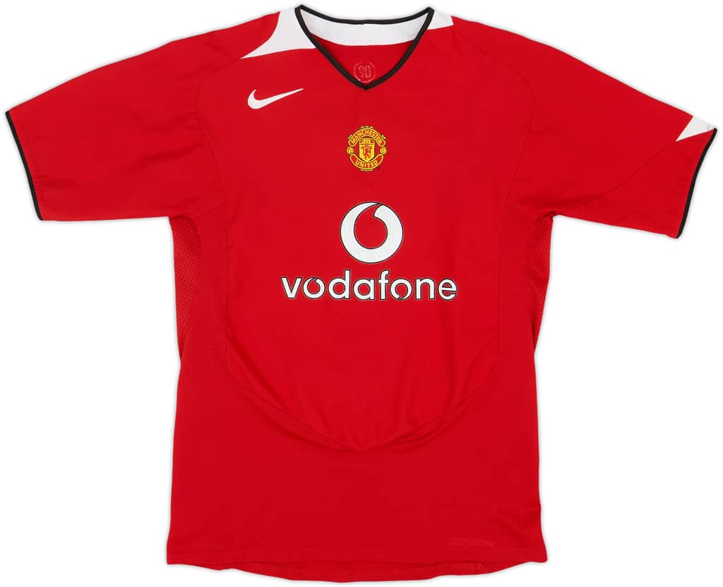 2004-06 Manchester United Home Shirt - 5/10 - (M.Boys)