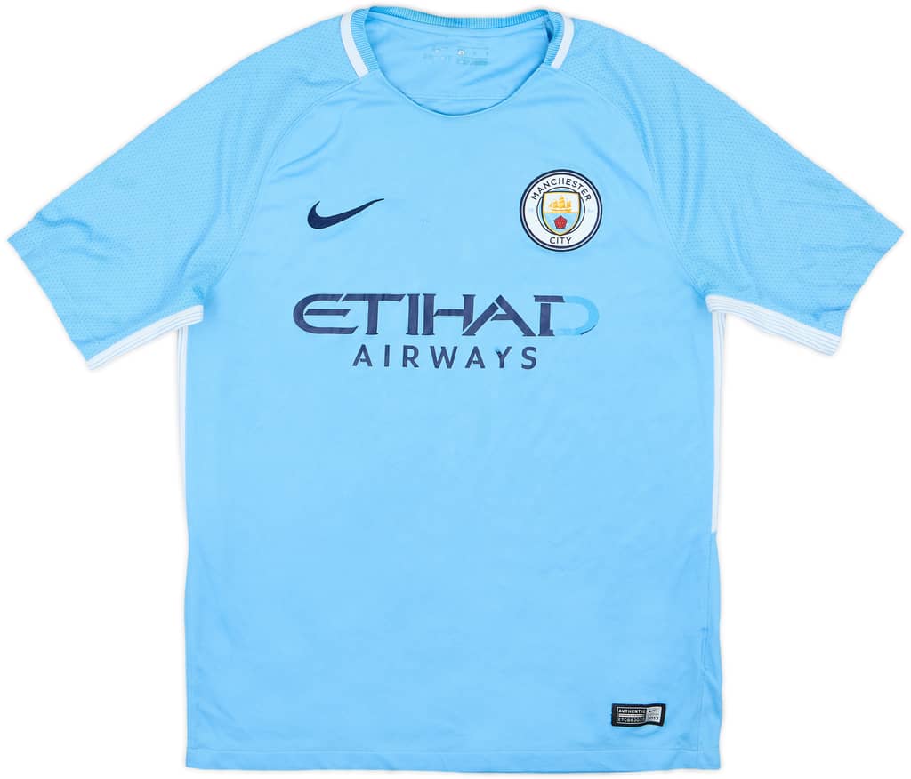 2017-18 Manchester City Home Shirt - 4/10 - (M)
