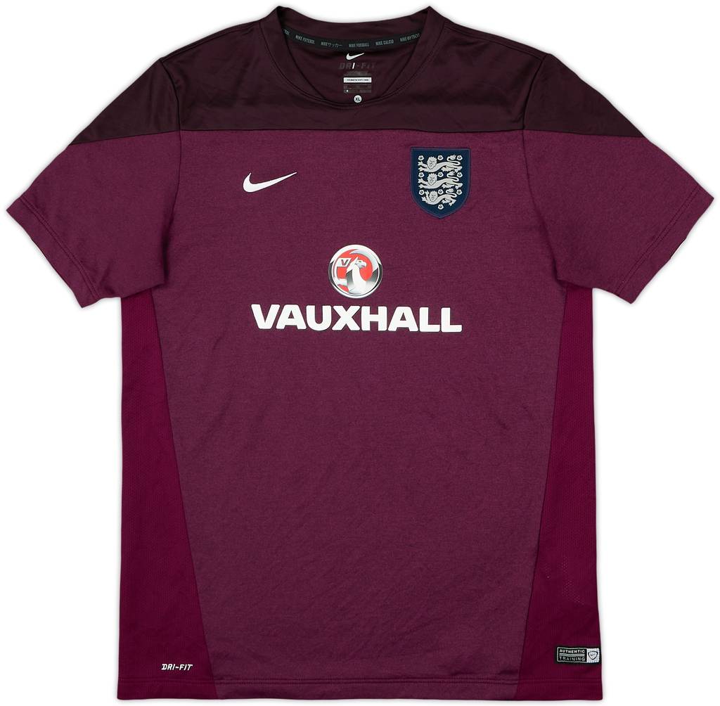 2014-15 England Nike Training Shirt - 8/10 - (XL.Boys)