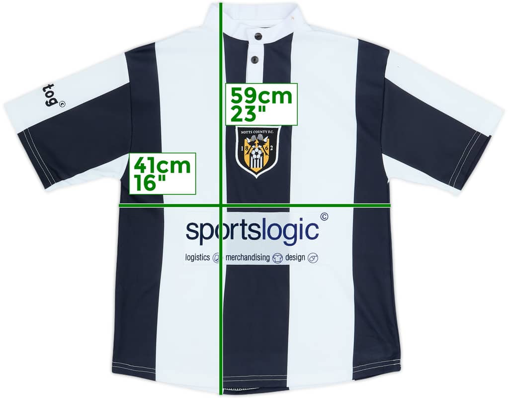 Camiseta de local del Notts County 2000-01 - 8/10 - (Niños S)