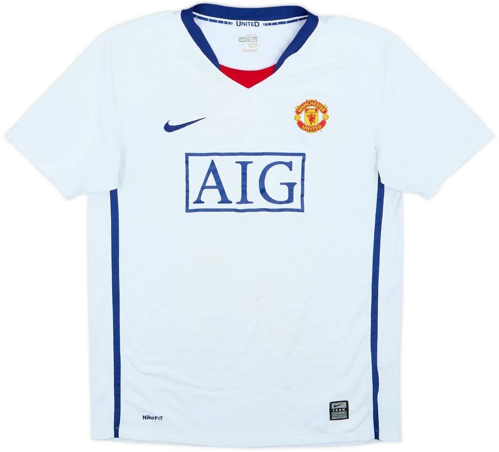2008-10 Manchester United Away Shirt - 5/10 - (XL.Boys)
