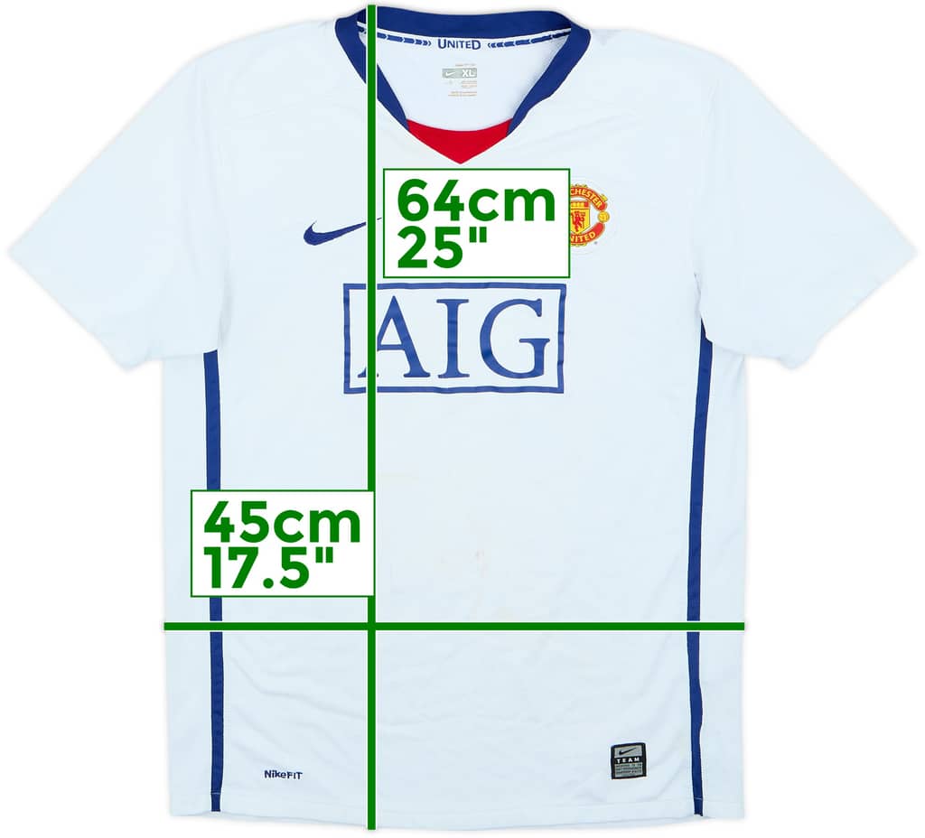 2008-10 Manchester United Away Shirt - 5/10 - (XL.Boys)