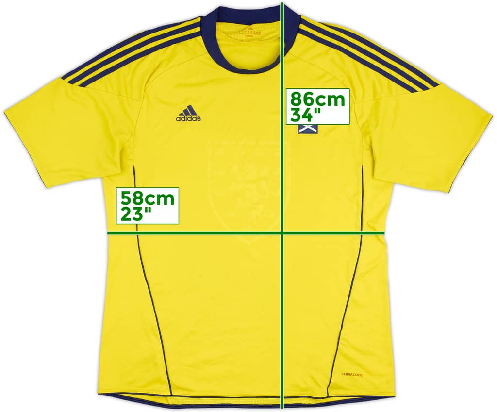 Camiseta de visitante de Scotland 2010-11 - 4/10 - (XXL)