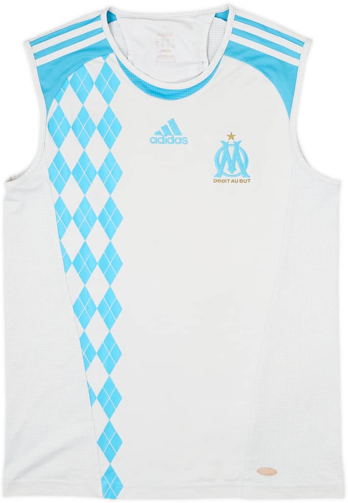 2008-09 Olympique Marseille adidas Training Vest - 6/10 - (S)