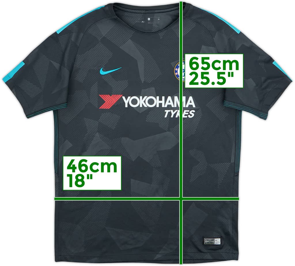 2017-18 Chelsea Third Shirt - 8/10 - (XL.Boys)