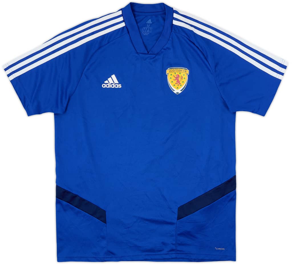 Camiseta de entrenamiento de Scotland 'The FA' adidas 2019-20 - 8/10 - (M)