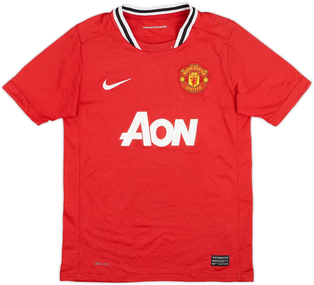 2011-12 Manchester United Home Shirt - 5/10 - (M.Boys)