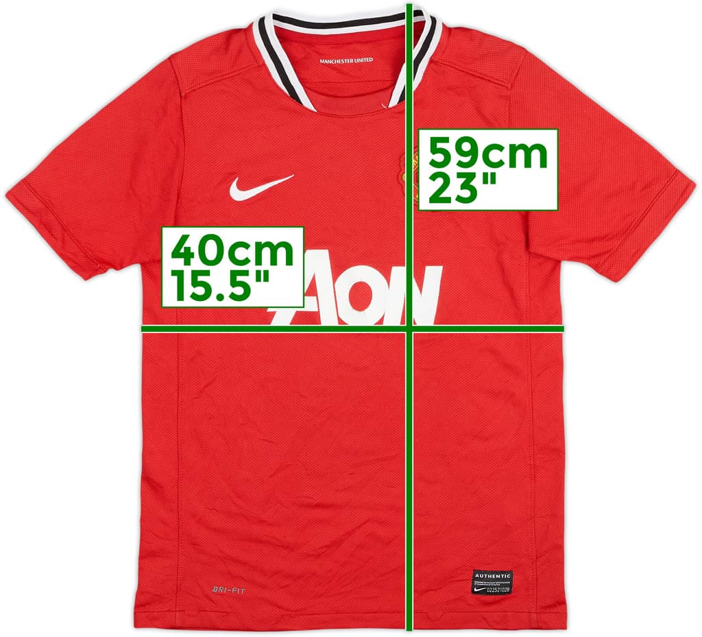 2011-12 Manchester United Home Shirt - 5/10 - (M.Boys)