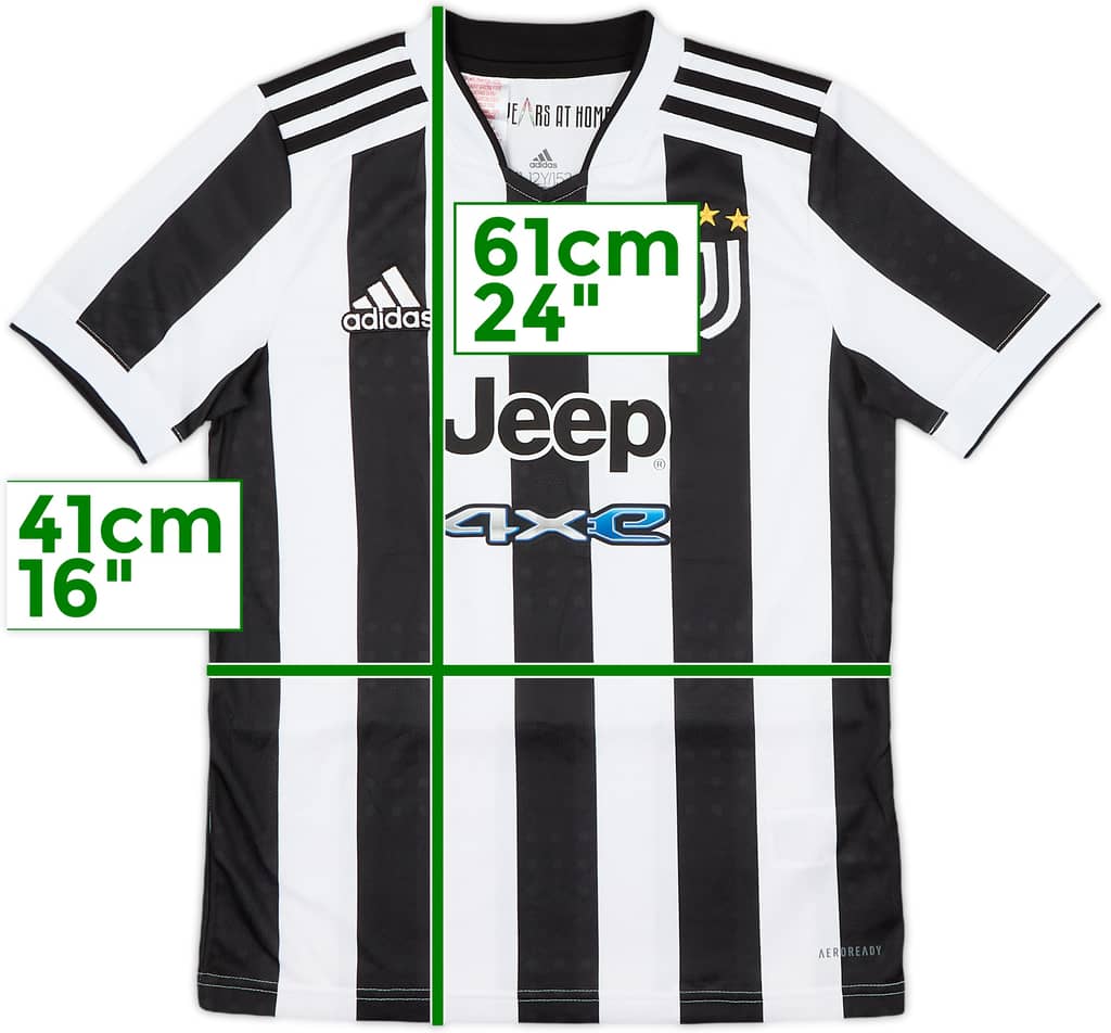 2021-22 Juventus Home Shirt - 7/10 - (M.Boys)