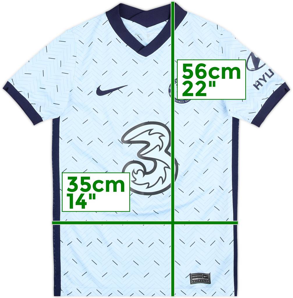 2020-21 Chelsea Away Shirt - 9/10 - (7-8 Years)