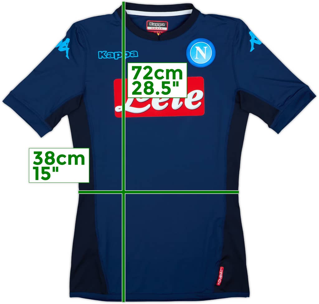 2017-19 Napoli Authentic Third Shirt - 9/10 - (S)