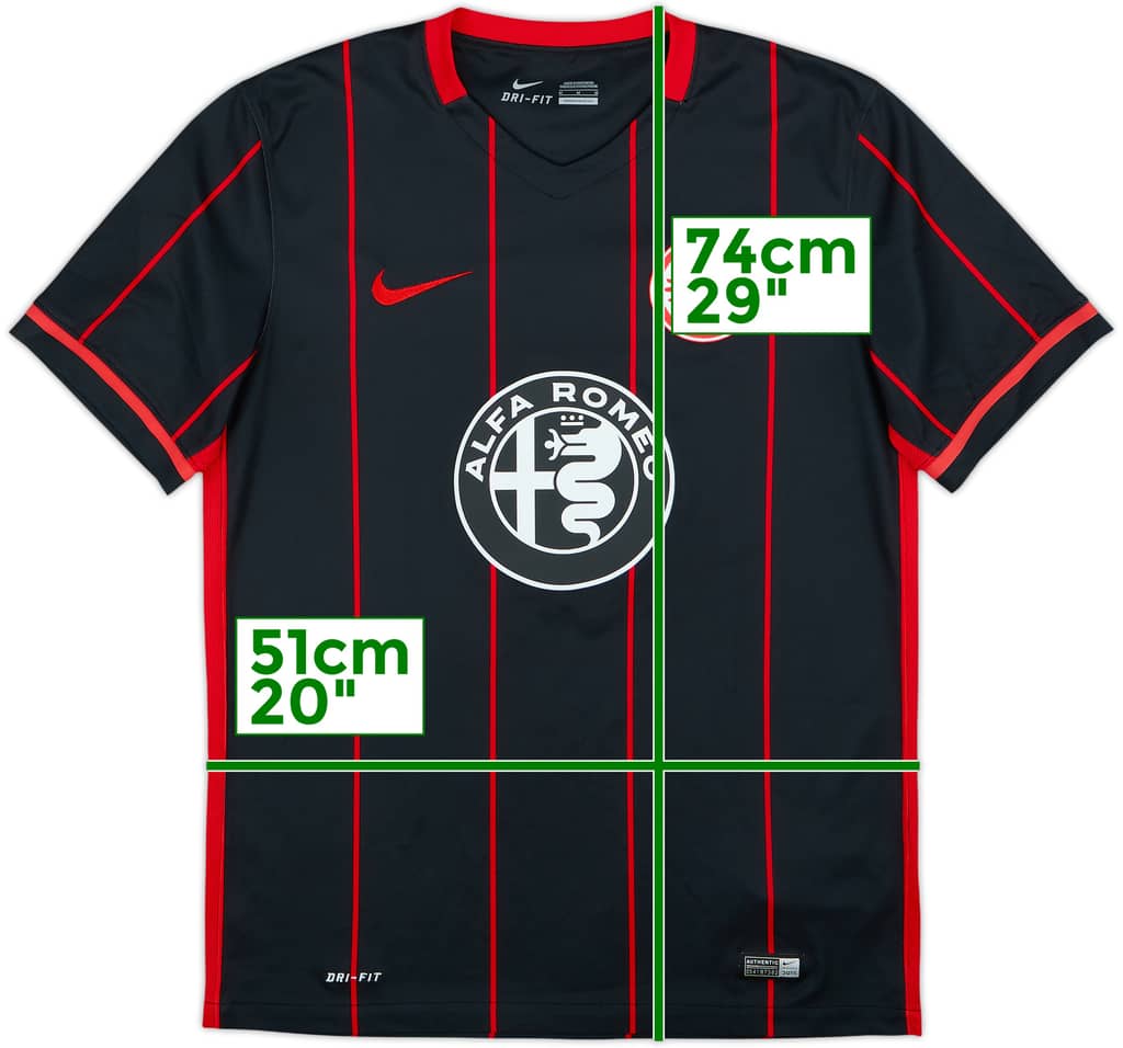 2015-16 Eintracht Frankfurt Home Shirt - 9/10 - (M)