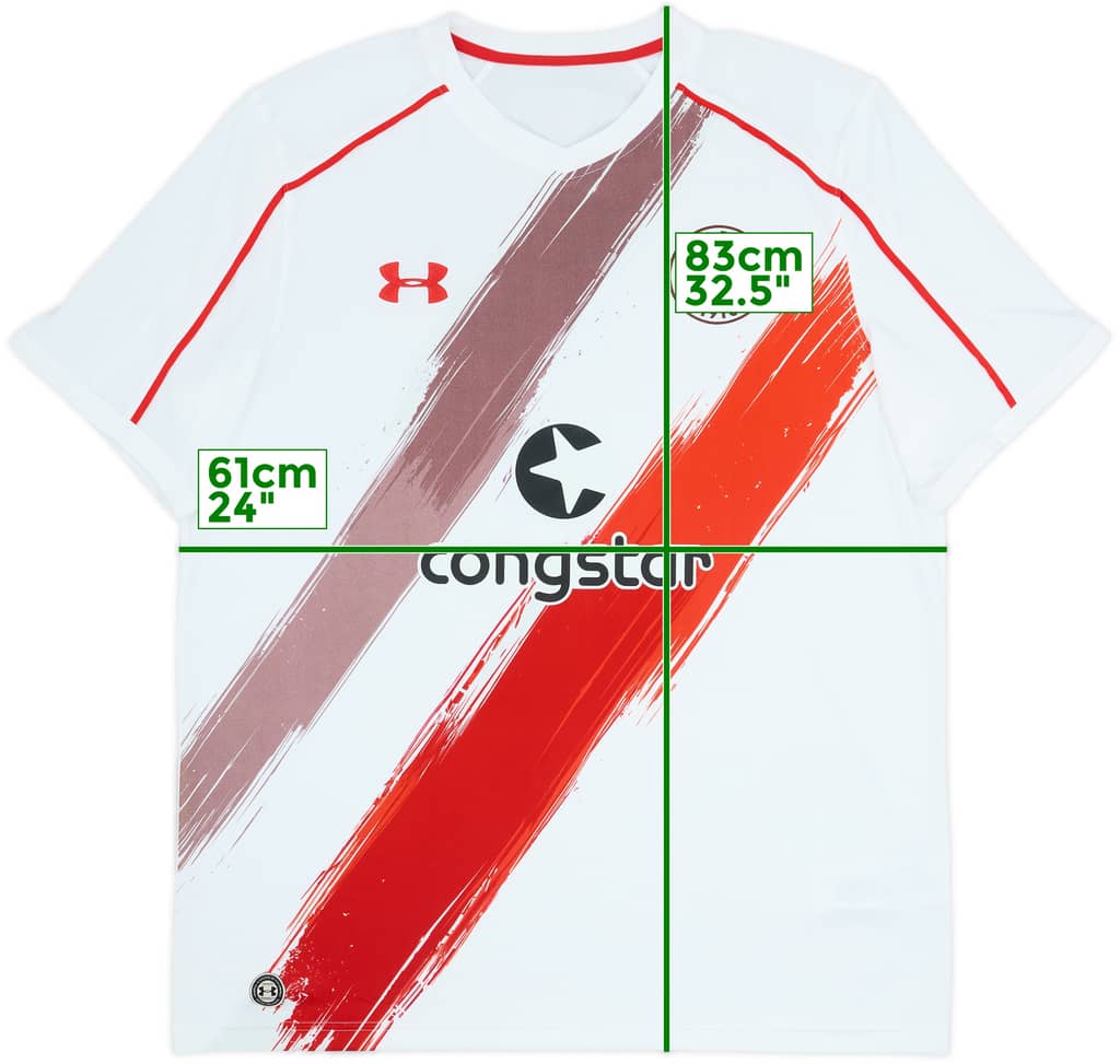 Camiseta de visitante del St Pauli 2016-17 - 8/10 - (XXL)