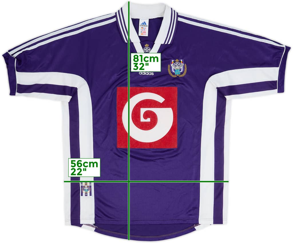 1998-99 Anderlecht Home Shirt - 9/10 - (L)