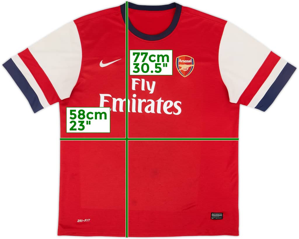 2012-14 Arsenal Home Shirt - 5/10 - (XL)