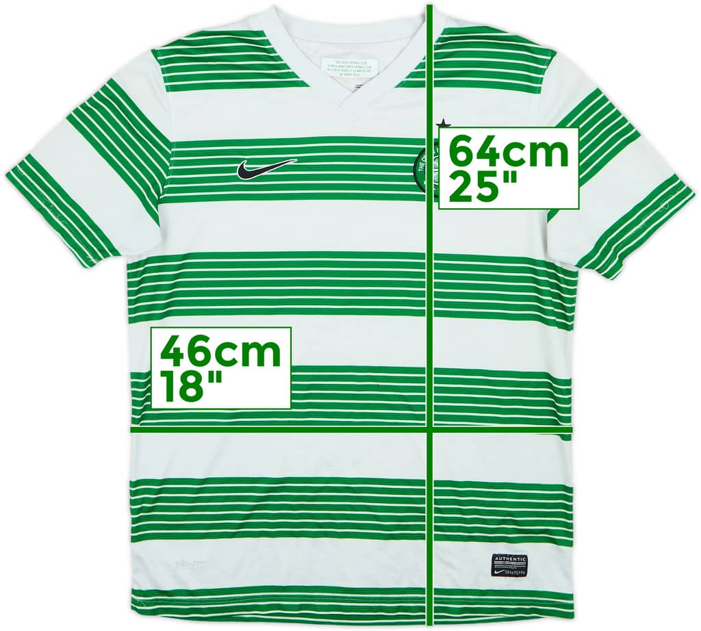 2013-15 Celtic Home Shirt - 4/10 - (14-15 Years)