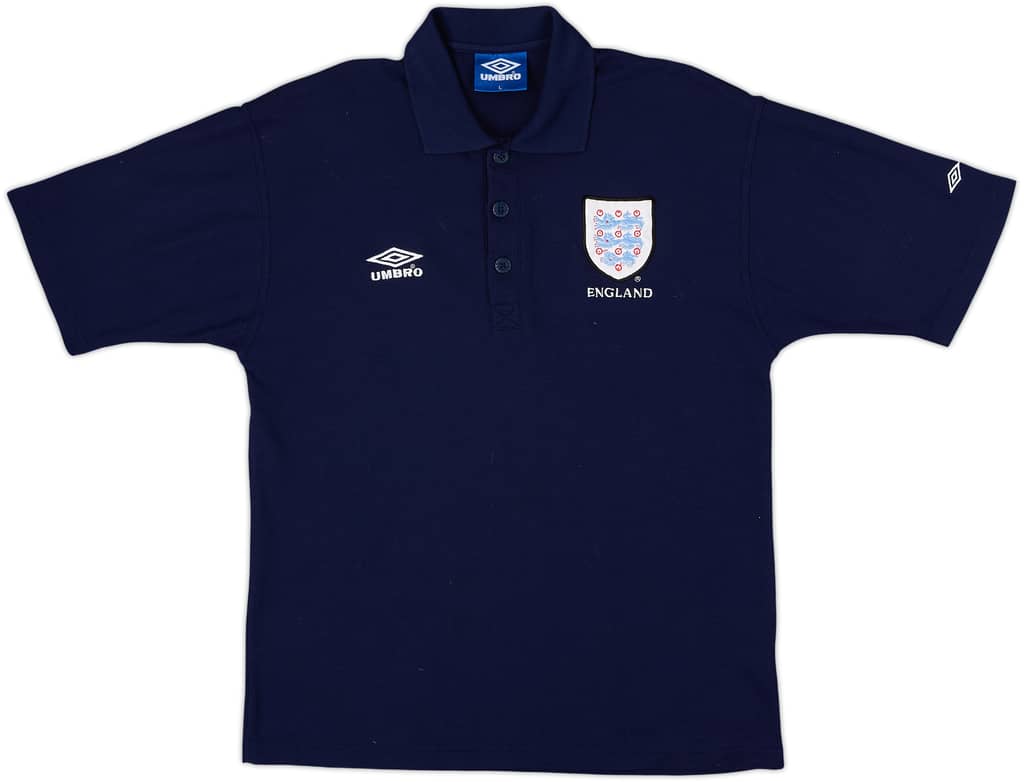 1998-00 England Umbro Polo Shirt - 8/10 - (L)