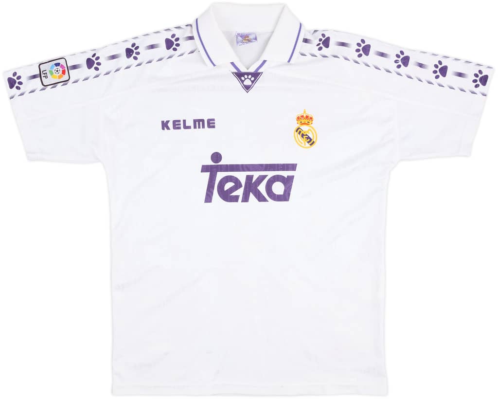 1996-97 Real Madrid Maillot Domicile - 6/10 - (L)