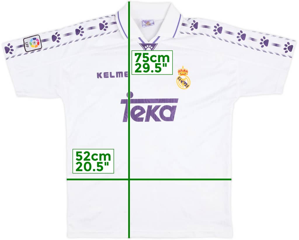 1996-97 Real Madrid Maillot Domicile - 6/10 - (L)