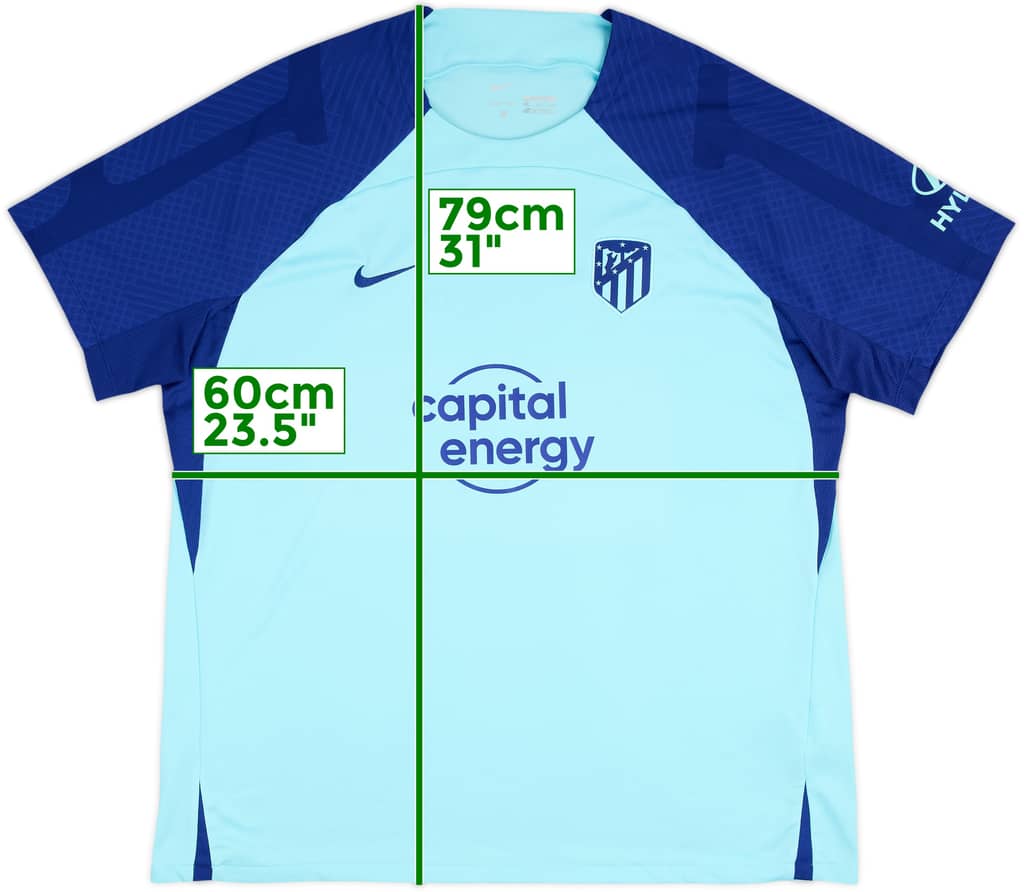 2022-23 Atletico Madrid Nike Training Shirt - 8/10 - (XXL)