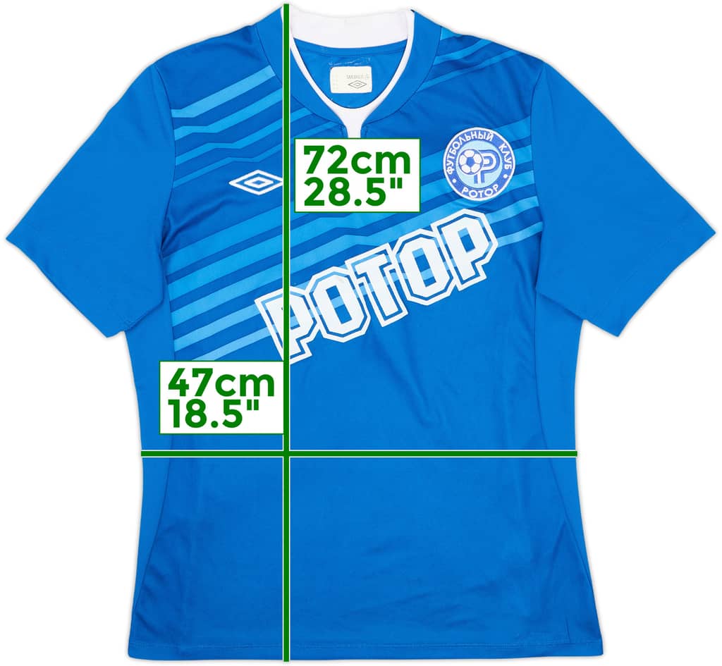 2013-15 Rotor Volgograd Home Shirt - 7/10 - (M)